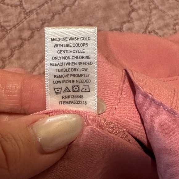 MUK LUKS Dream Weave Long-Sleeve Jumpsuit - Pink - Medium - Picture 12 of 14